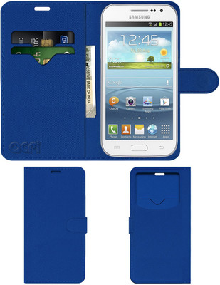 ACM Flip Cover for Samsung Galaxy Win Grand Quattro I8552(Blue, Cases with Holder)
