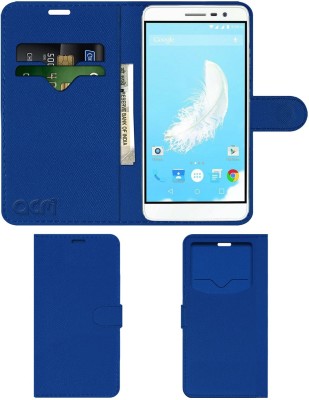 ACM Flip Cover for Lava Iris Fuel F1(Blue, Cases with Holder, Pack of: 1)