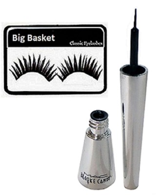 

big Basket Eyelashes & Mac Brooke Candy Liquid Eyeliner(Set of 2)