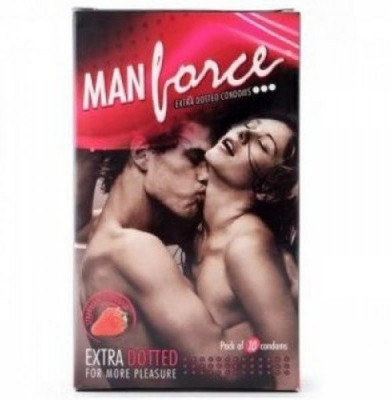 Manforce Condom Stamina Pineapple Condom (Set of 2, 20S) Condom(Set of 2, 20S)