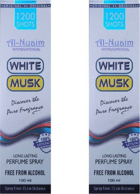 

Al Nuaim WHITE MUSK PACK OF 2 Perfume Body Spray - For Men & Women(200 ml, Pack of 2)