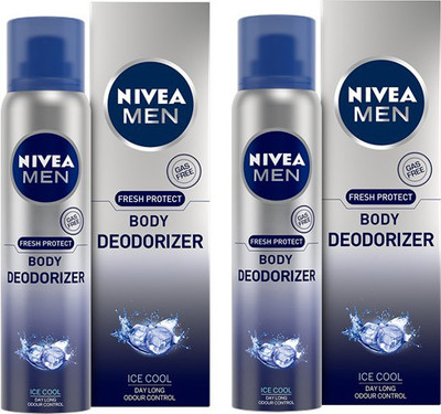 

Nivea ICE COL Body Spray - For Men(240 ml, Pack of 2)