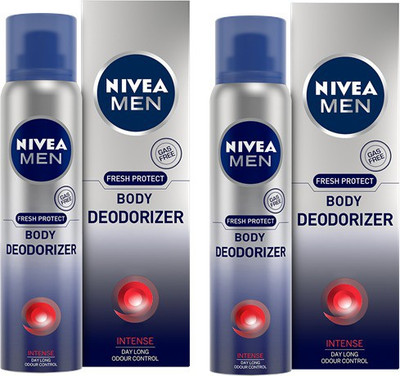 

Nivea INTENSE Body Spray - For Men(240 ml, Pack of 2)