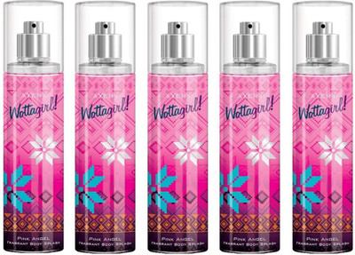 

Layer shot Wottagirl Pink Angel Pack o f 5 Deodorant Spray - For Women(675 ml, Pack of 5)