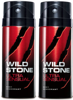 

Wild Stone ultra sensual Body Spray - For Men(400 ml, Pack of 2)