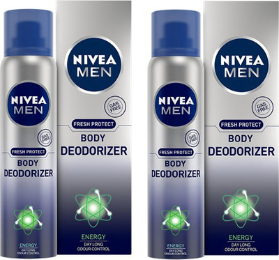

Nivea ENERGY Body Spray - For Men(240 ml, Pack of 2)