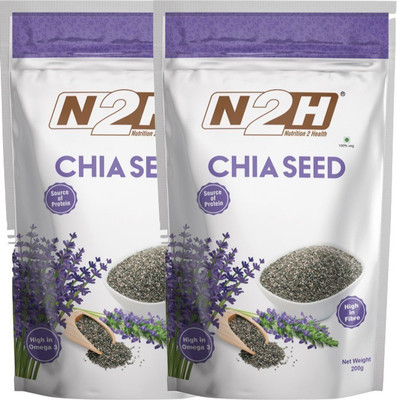 

N2H Chia Seeds(400 g, Pack of 2)