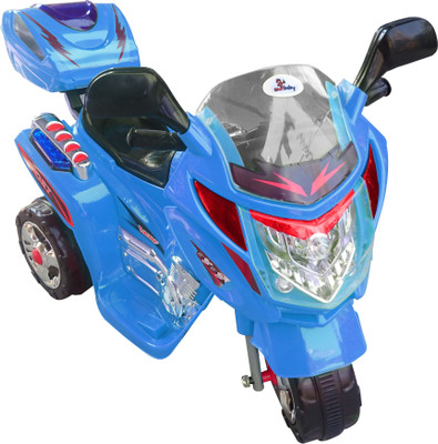 

Sunbaby Bike Battery Operated Ride On(Black), Blue
