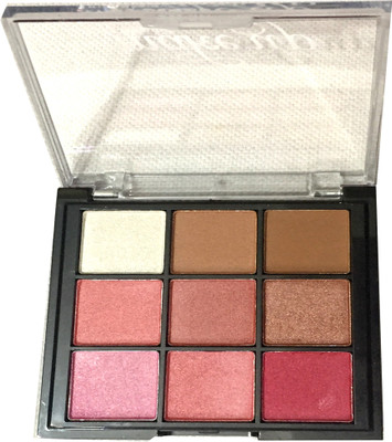 

LUV-LI IMPORTED GLAMOUR LOOKS 9 SHADES EYE SHADOW PALETTE 9 g(MULTICOLOR)