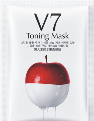 

Imported Fruit V7 Toning Youth Facial Mask Moisturizing Oil Control Hydrating Nourishing Face Mask Wrapped Mask Skin Care(30 g)