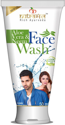

Nutramantra Aloe Vera & Neem Face Wash Natural & Paraben Free- 50 ML (Pack of 3) Face Wash(150 ml)