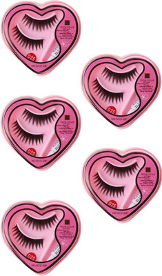 

Bonjour Reusable Extra Dark D25 False Eyelashes with Skin Friendly Adhesive- Pack of 5(Pack of 5)