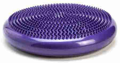 

FITGURU Inflated Stability Balance Cushion Pad For Exercise Use for Home, Office & Gym Wobble Board Fitness Balance Board(Purple)