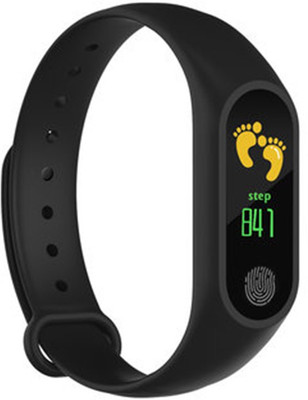 

Trost M3 Fitness Tracker with Heart Rate and Sleep Monitor Smartband Fitness Band(Black)