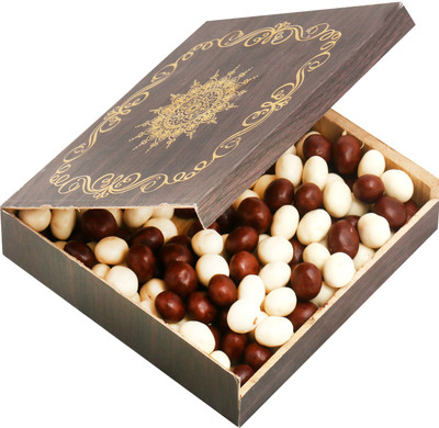 

Ghasitaram Gifts Chocolates-Small Wooden Nutties Box Combo(2)