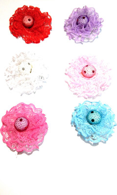 

KANISHA FASHION 6PCS HAIR CLIP SET Hair Clip(Red, White, Blue, Purple, Pink, Black, Pink)