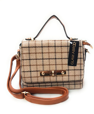 

GLAM ABROO Sling Bag(Beige)