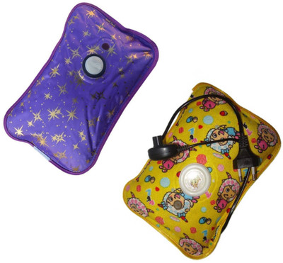 

CRETO Super Comfort 2 Pack Combo of Electric Hot Gel Bag for Joint and Muscle Pain Electric 1 L Hot Water Bag(Multicolor)