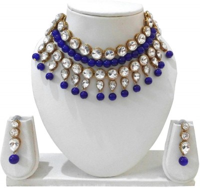 CATALYST Brass Brass Blue Jewellery Set(Pack of 1)