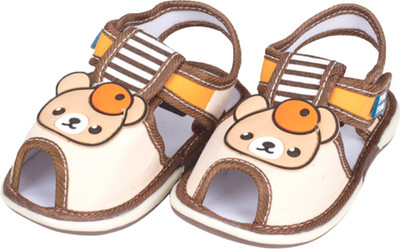 

MeeMee Boys Velcro Flats(Brown