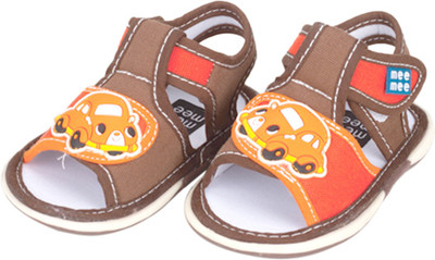

MeeMee Boys Velcro Flats(Multicolor, Brown orange