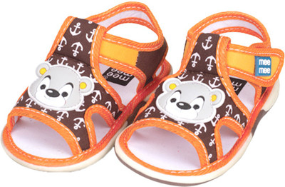 

MeeMee Boys Velcro Flats(Multicolor, Orange black