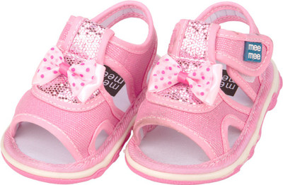 

MeeMee Girls Velcro Flats(Pink