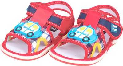 

MeeMee Girls Velcro Flats(Red