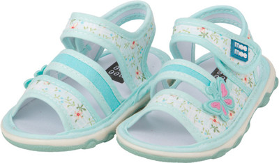 

MeeMee Boys Velcro Flats(Light Blue