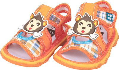 

MeeMee Girls Velcro Flats(Orange