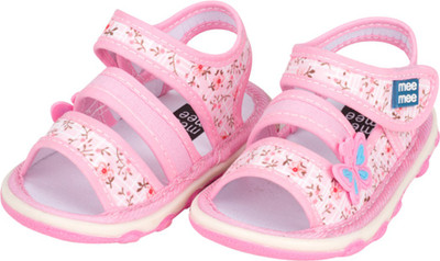 

MeeMee Girls Velcro Flats(Pink