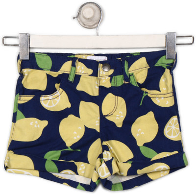 

The Children's Place Short For Girls Casual Printed Cotton(Multicolor, Pack of 1, Bluecanvas