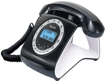 

Beetel N73 N-BEETEL Stylish Retro Design Corded Landline Phone (Black, White) Corded Landline Phone(Black, White)