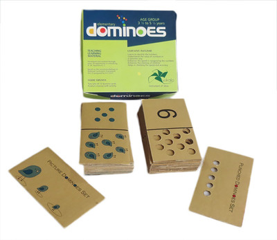 

Vikalp India Pvt. Ltd. Elementary dominoes : Learn to Process all the progression, Value and Identification of Numbers |Educational Toys/Learning Kits/Educational Kits/Math Kit(Multicolor)