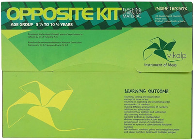 

Vikalp India Pvt. Ltd. Opposite Kit : Learn |Educational Toys/Learning Kits/Educational Kits/Math Kit(Multicolor)