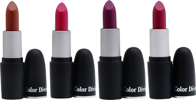 

Color Divine Colordivine Set of 4 Lipsticks(Multicolor, 14 g)