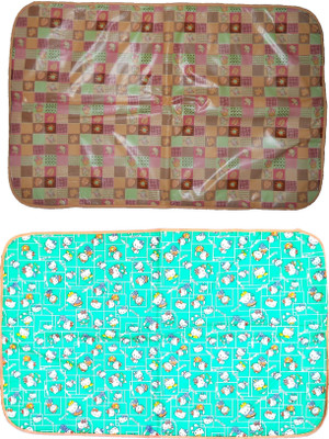 

EasyShop Plastic, Cotton, Rexin Baby Bed Protecting Mat(Multicolor