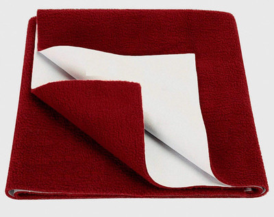 

EasyShop Plastic, Cotton Baby Bed Protecting Mat(Maroon, Multicolor