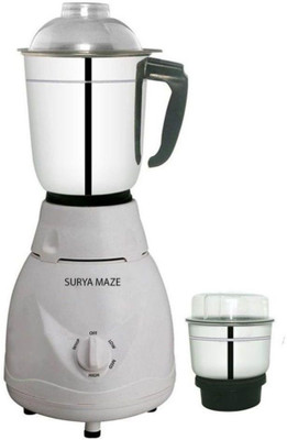 

Surya Maze SM-002 500 Mixer Grinder(White, 2 Jars)