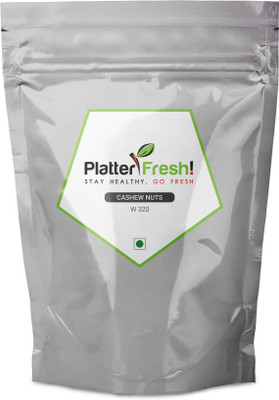 

Platterfresh W 320 Whole Plain Cashews(400 g, Pouch)