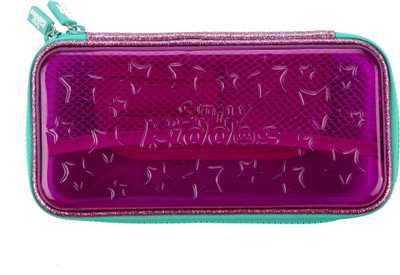 

Smily Kiddos PVC Small Pencil case embossed Art Polyester Pencil Box(Set of 1, Purple)