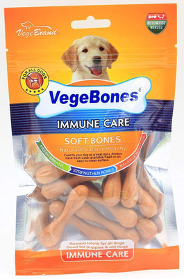 

Foodie Puppies VegeBones Small Soft Bones Dental Snacks for Dogs, 60g Dog Chew(60 g, Pack of 1)