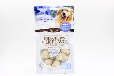

Foodie Puppies Dental Care Milk Flavored Soft Knotted Bones for Dogs, 100g Milk Dog Chew(100 g, Pack of 5)
