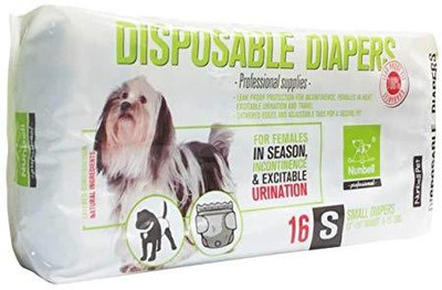 Foodie Puppies Disposable Diapers for Dogs (Small, Pack of 16) Disposable Dog & Cat Diapers(Pack of 16 S)