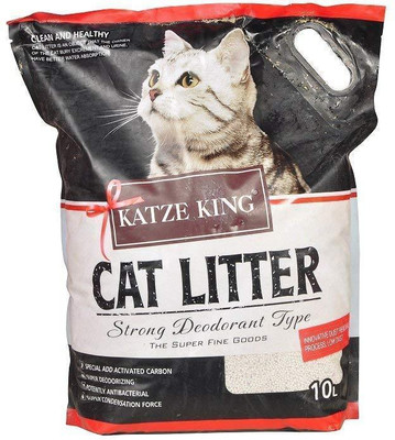 

Foodie Puppies Katze King Exclusive Scoopable Cat Litter with Strong Odour Control 10L - Pack of 1 Pet Litter Tray Refill