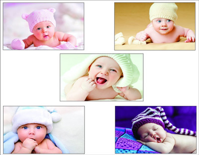 

Baby posters set ,Original Quotes Decorative Baby Posters (Pack of 5) , Paper Print(18 inch X 12 inch, Rolled)