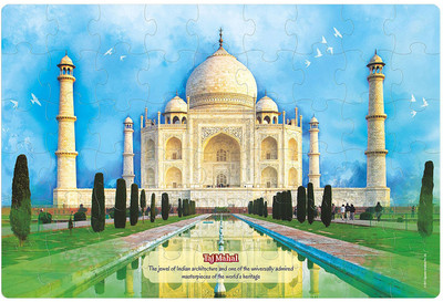 

KHELKHILONENX Kid's Cardboard Taj(54 Pieces)