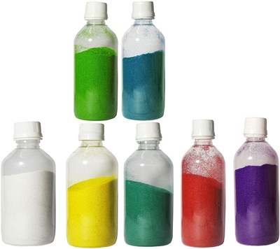 COLORFULL Pack of 7 Rangoli Powder(Multicolor)