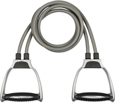 

Credence Premium Double Toning Resistance Tube(Grey, Black), Black;grey