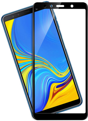 Knotyy Edge To Edge Tempered Glass for Samsung Galaxy A7 2018 Edition(Pack of 1)